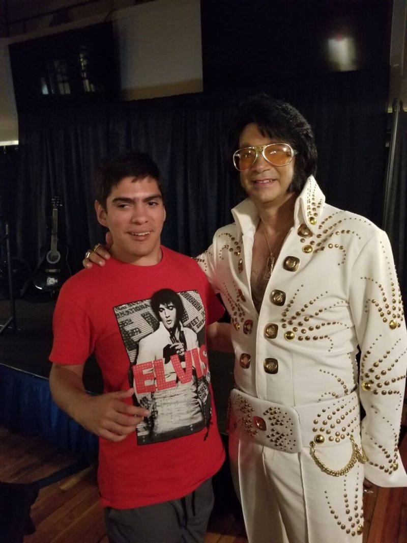 Austin And Elvis After A Concert