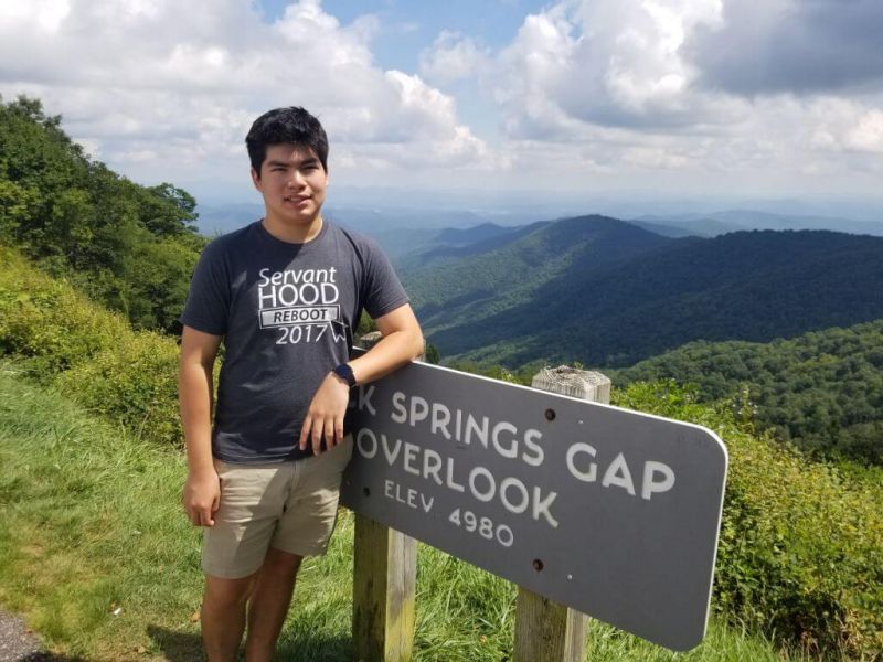 Cameron on Blue Ridge Parkway