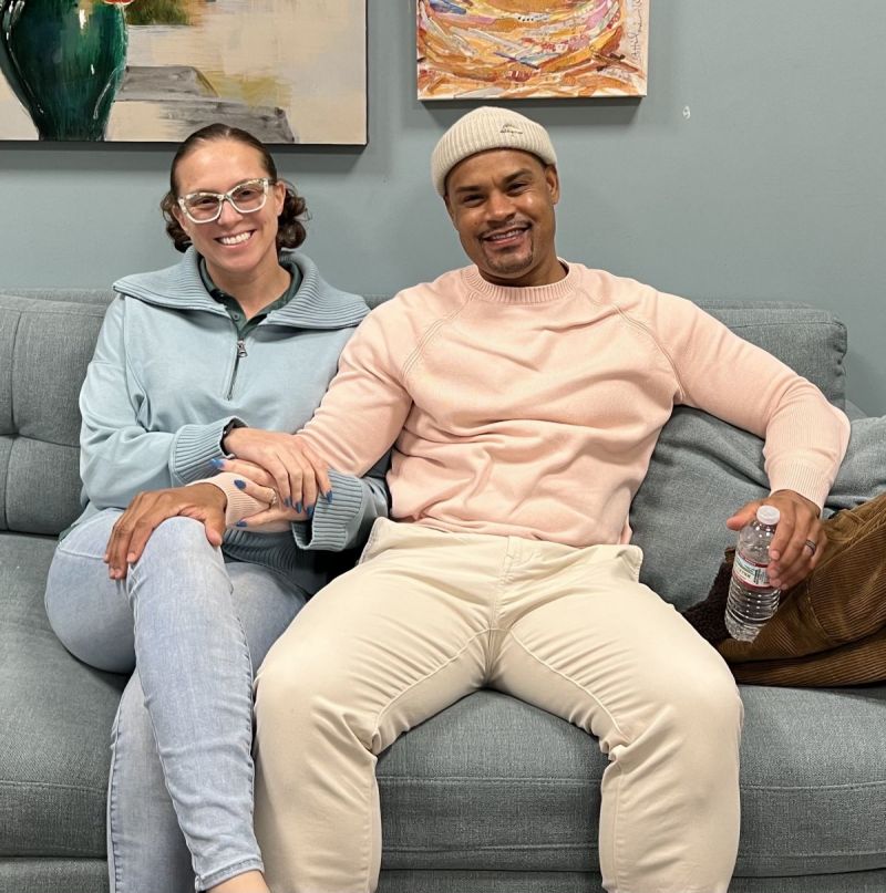 Samad and Christine at a Marriage Counseling Session. 