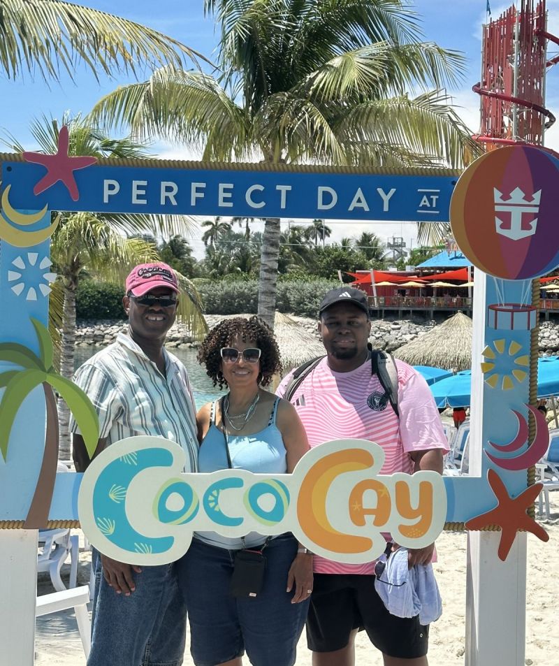 Wright's on destination island!  A Perfect Day  