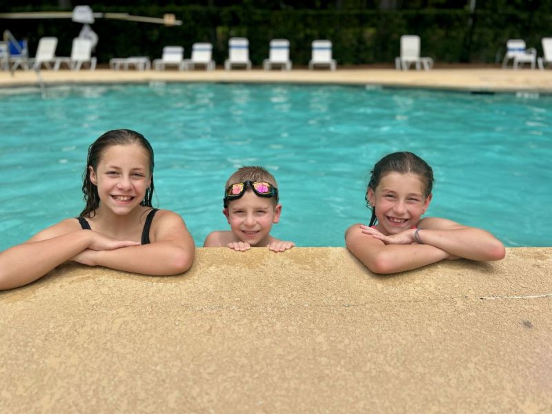 Lots of pool time this summer