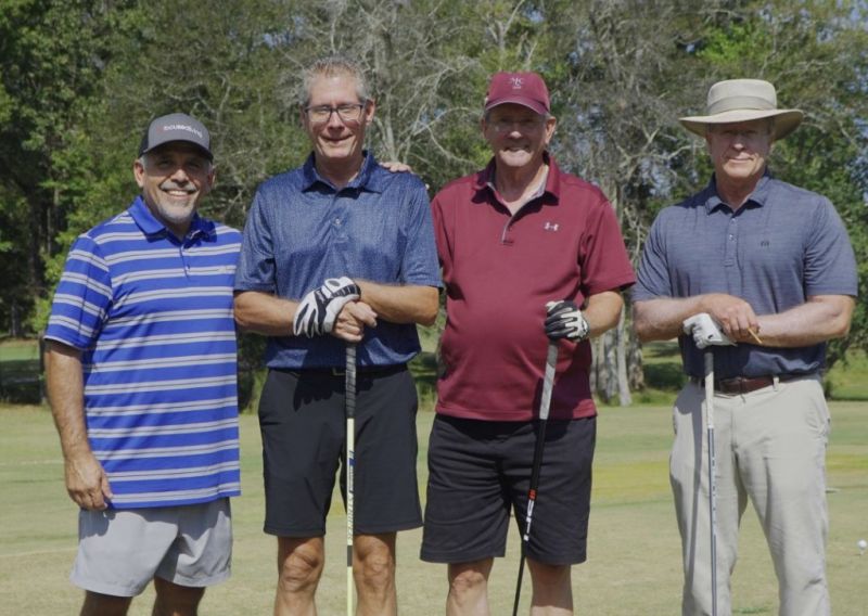 Golf outing with three of the Friday morning forum dudes!  