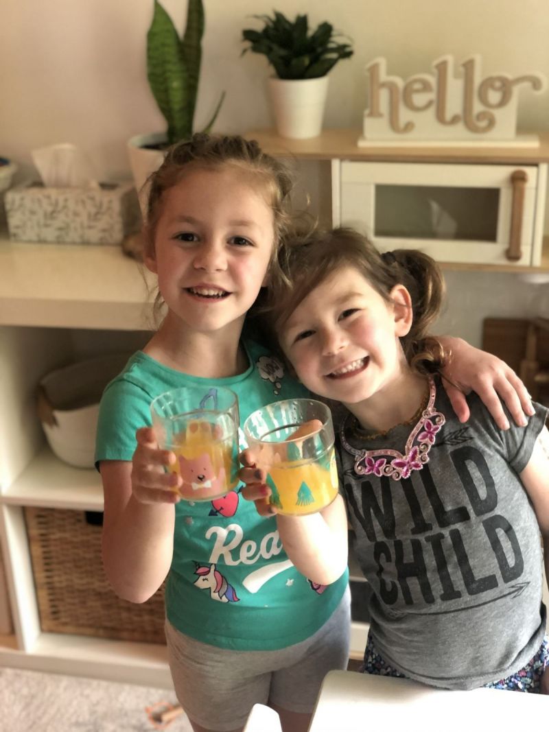 Lillian and Charlotte - Cheers!