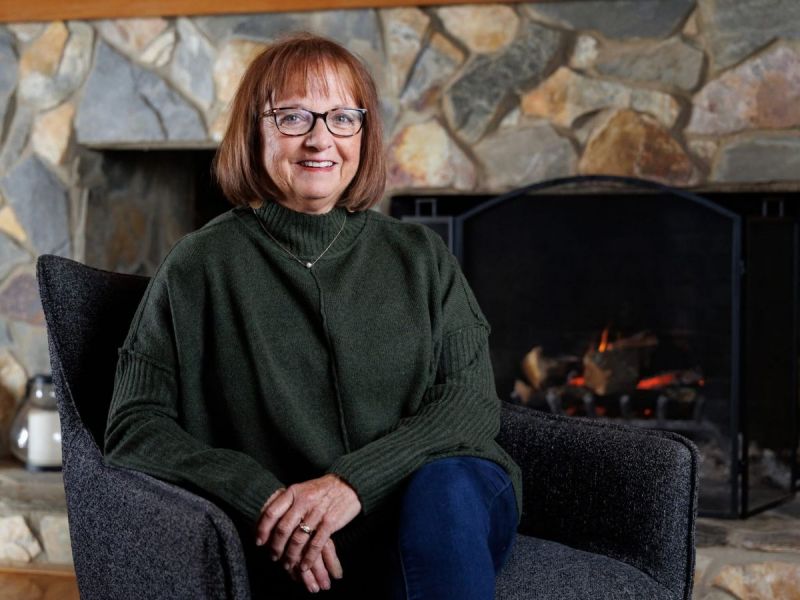 Katherine on the board at Shiloh Communities