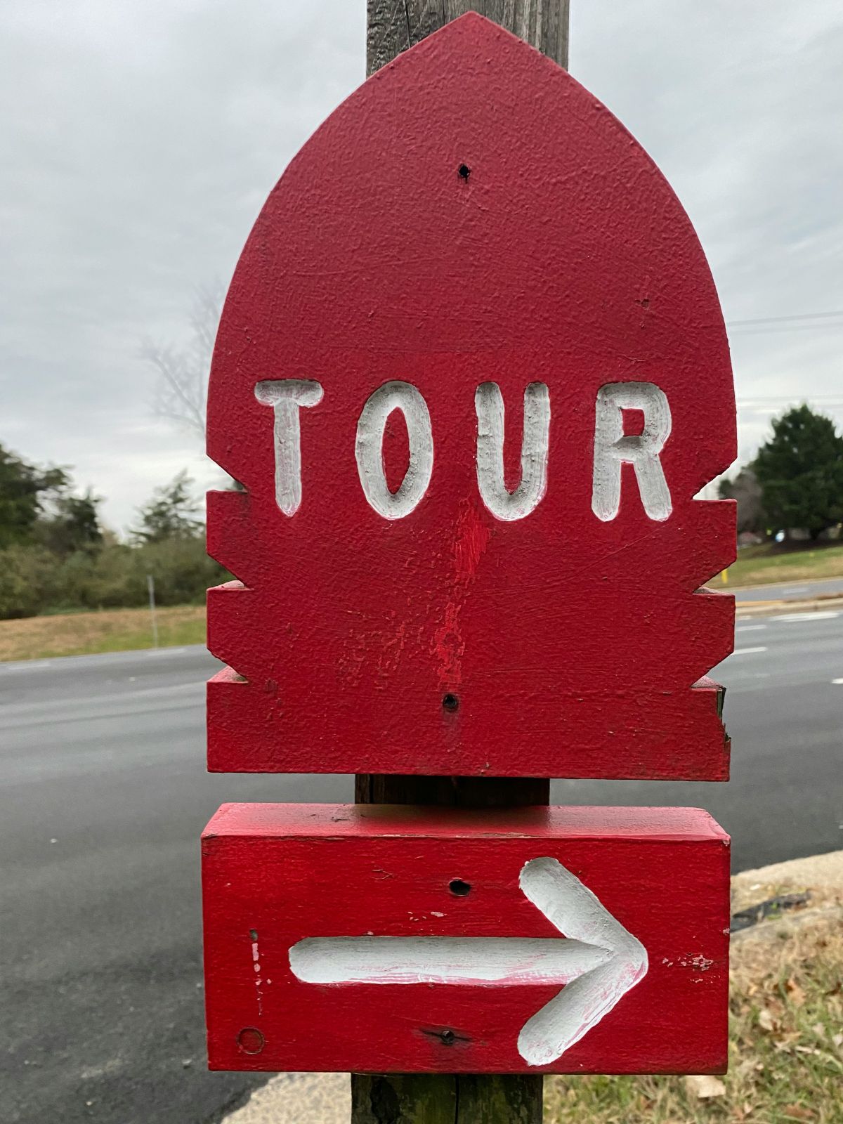 tour sign