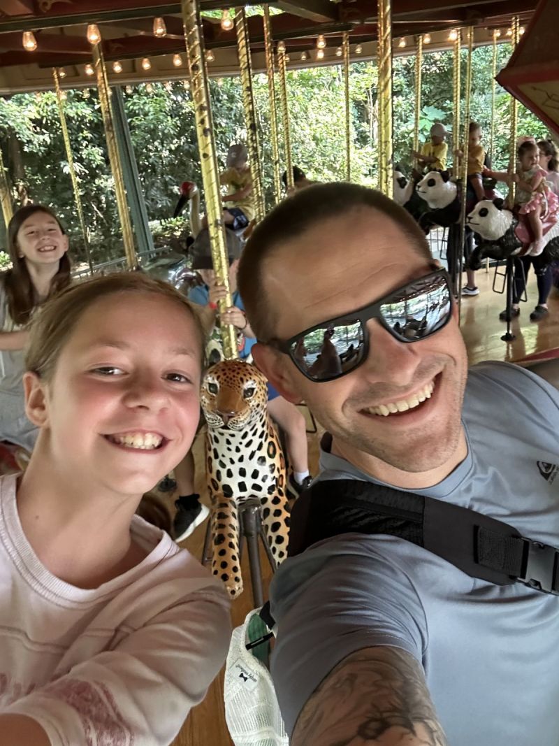 Carousel at the zoo